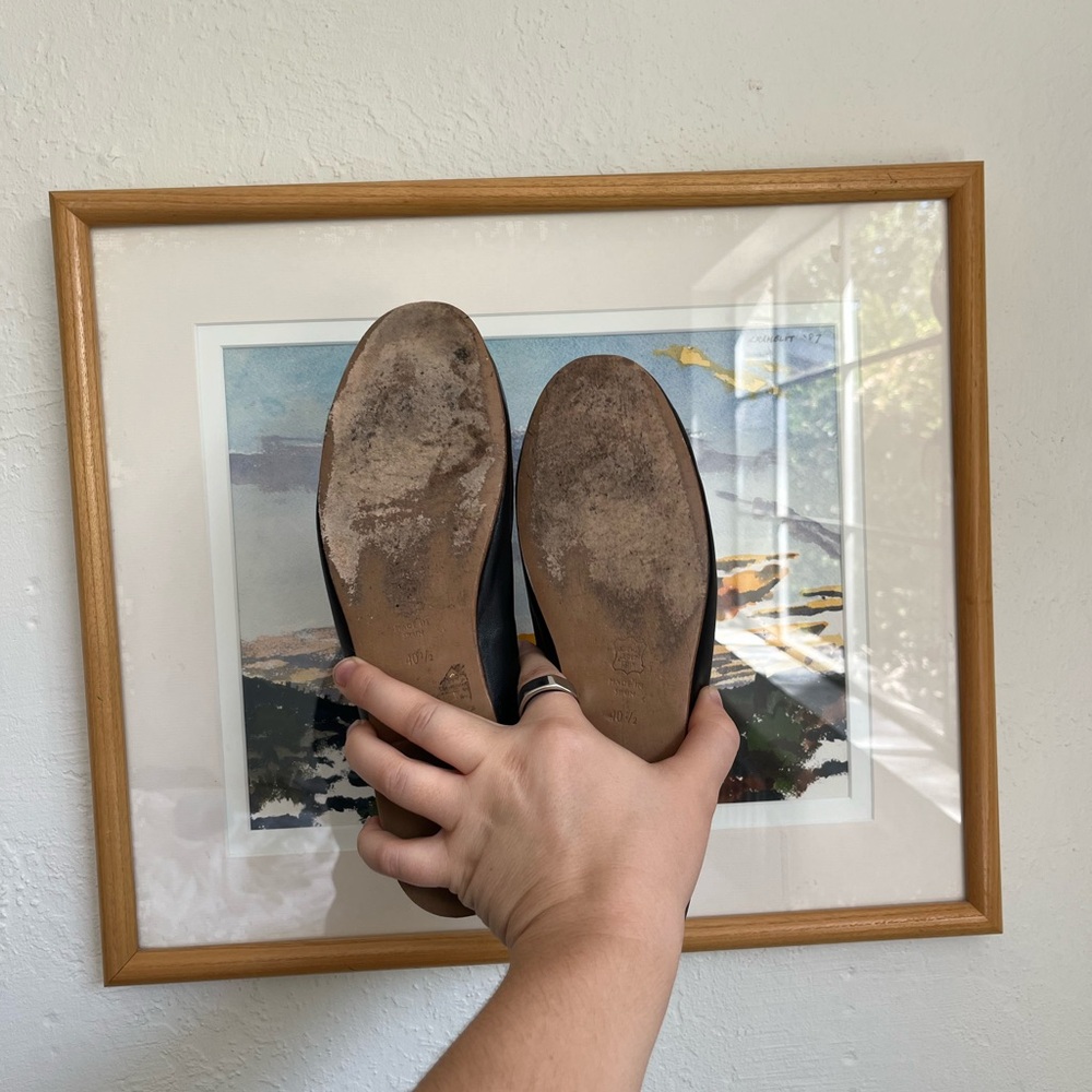 Caron Callahan Ellie Mary Jane Flats in black / leather size 40 - Picture 4 of 10